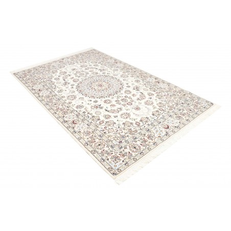 Tappeto Nain 9La Persia bianco azzurro 158x252