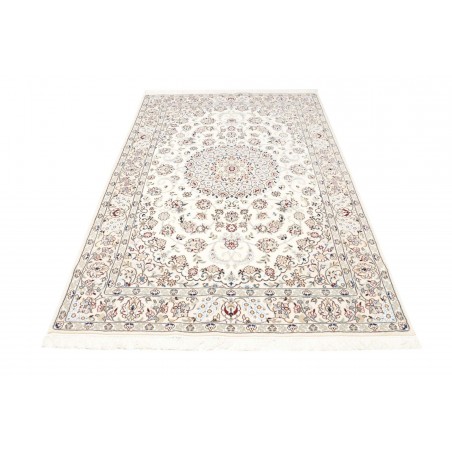 Tappeto Nain 9La Persia bianco azzurro 158x252