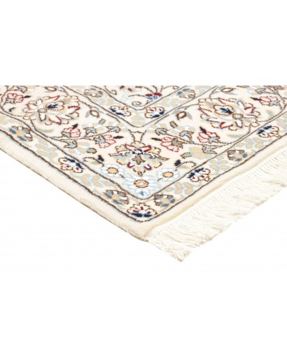 Tappeto Nain 9La Persia bianco azzurro 158x252