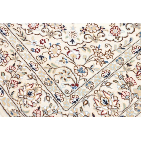 Tappeto Nain 9La Persia bianco azzurro 158x252