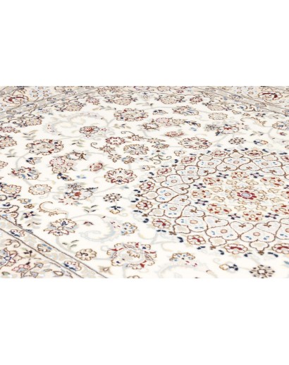 Tappeto Nain 9La Persia bianco azzurro 158x252