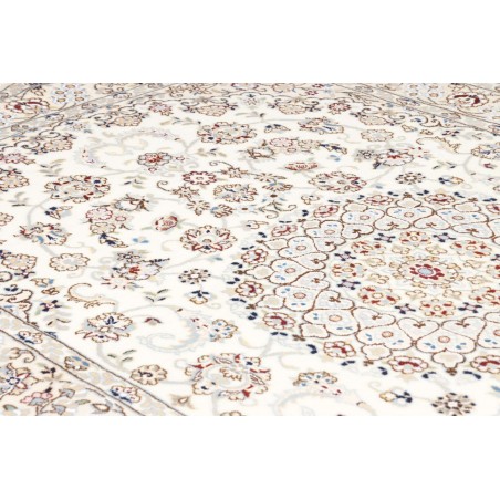 Tappeto Nain 9La Persia bianco azzurro 158x252