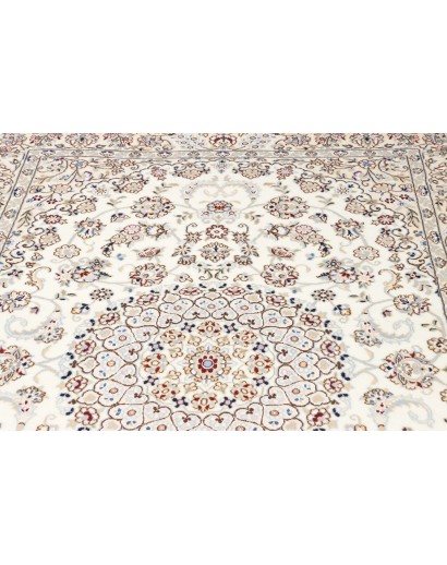 Tappeto Nain 9La Persia bianco azzurro 158x252