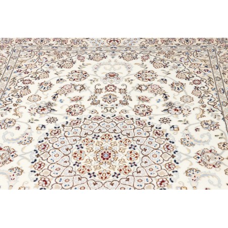 Tappeto Nain 9La Persia bianco azzurro 158x252