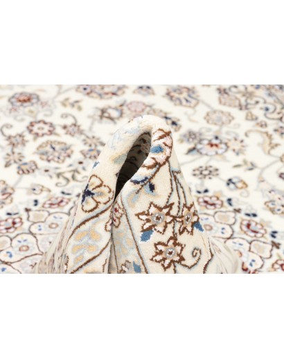 Tappeto Nain 9La Persia bianco azzurro 158x252