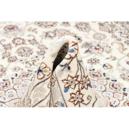 Tappeto Nain 9La Persia bianco azzurro 158x252