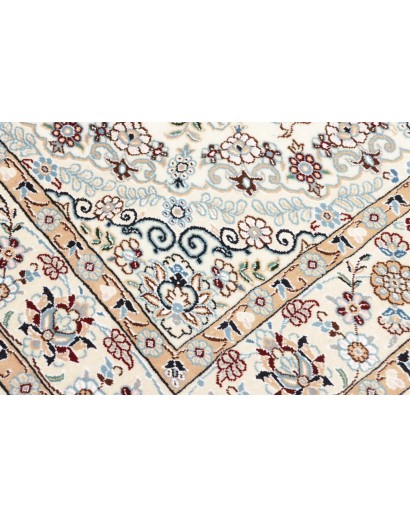 Tappeto Nain 9La Persia bianco verde 134x210