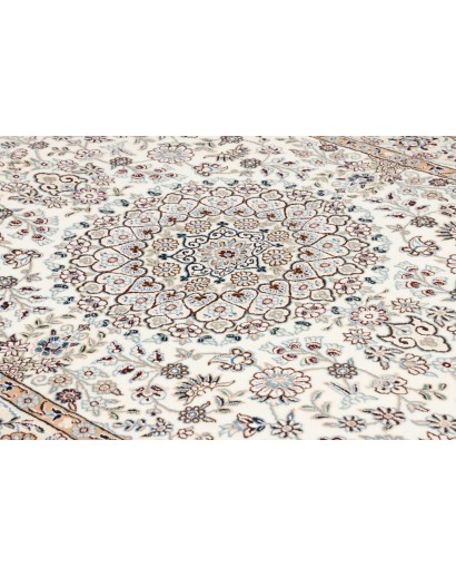 Tappeto Nain 9La Persia bianco verde 134x210