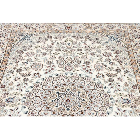 Tappeto Nain 9La Persia bianco verde 134x210