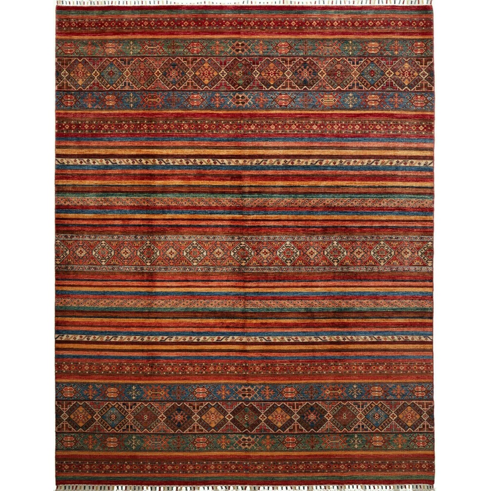 Tappeto Samarkand Pakistan marrone arancione 253x310 Tappeto Samarkand Pakistan marrone arancione 253x310