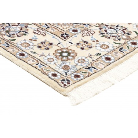Tappeto Nain 9La Persia bianco marrone 133x210