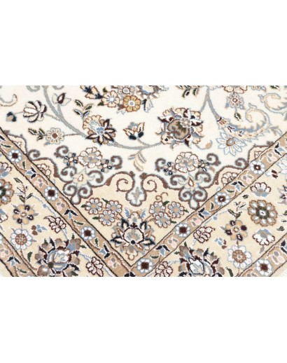 Tappeto Nain 9La Persia bianco marrone 133x210