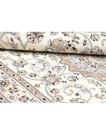 Tappeto Nain 9La Persia bianco marrone 133x210