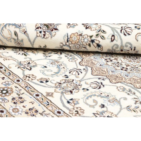 Tappeto Nain 9La Persia bianco marrone 133x210