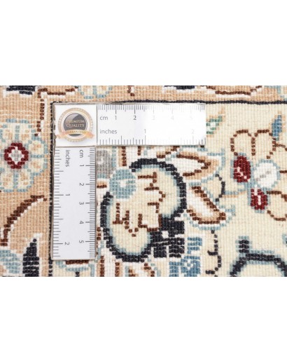 Tappeto Nain 9La Persia bianco marrone 133x210