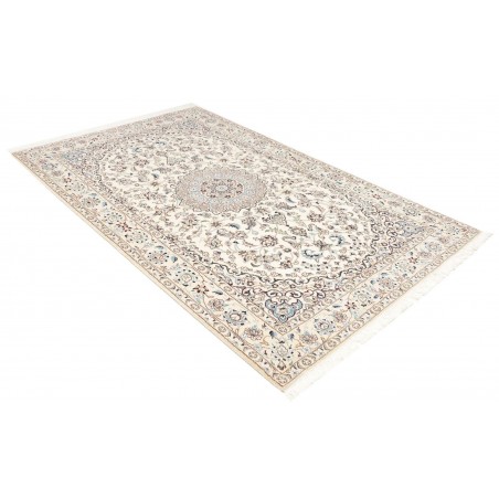 Tappeto Nain 9La Persia bianco azzurro 156x257