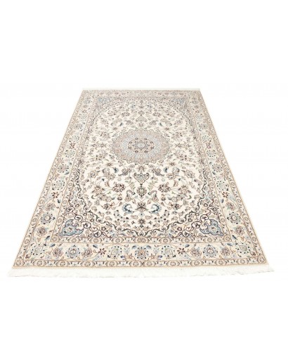Tappeto Nain 9La Persia bianco azzurro 156x257