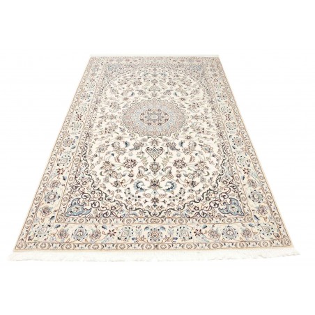 Tappeto Nain 9La Persia bianco azzurro 156x257