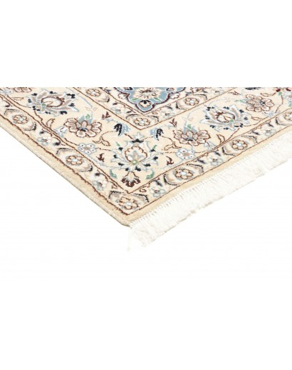 Tappeto Nain 9La Persia bianco azzurro 156x257