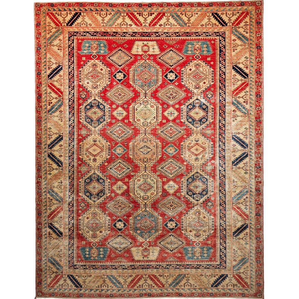 Tappeto Kazak Fine Pakistan marrone 275x352 Tappeto Kazak Fine Pakistan marrone 275x352