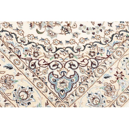 Tappeto Nain 9La Persia bianco azzurro 156x257