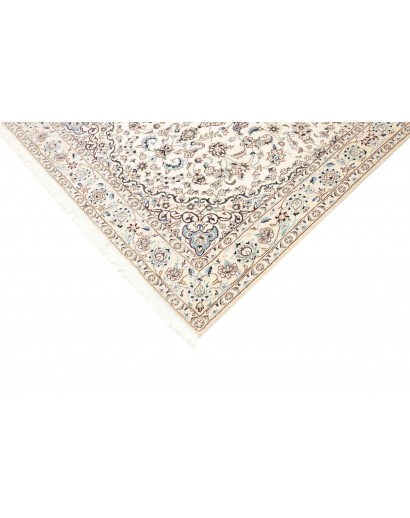 Tappeto Nain 9La Persia bianco azzurro 156x257