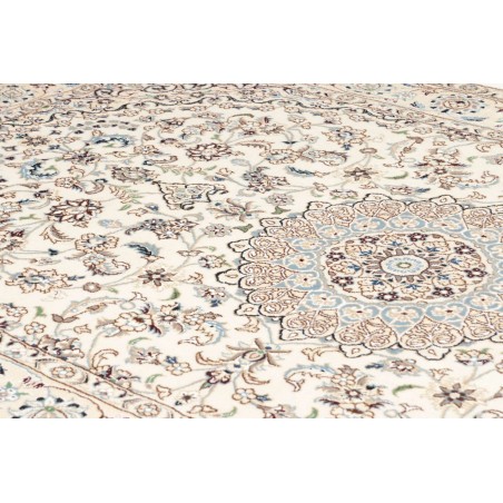 Tappeto Nain 9La Persia bianco azzurro 156x257