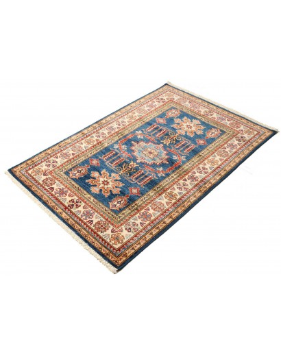 Tappeto Kazak Fine Pakistan marrone giallo 103x148