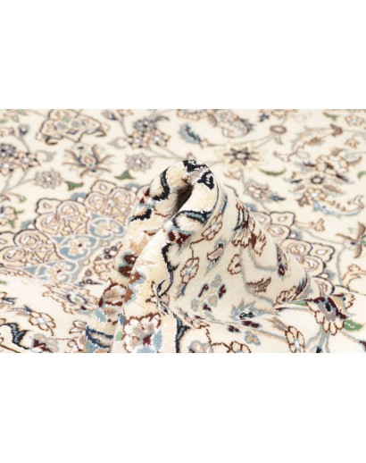 Tappeto Nain 9La Persia bianco azzurro 156x257