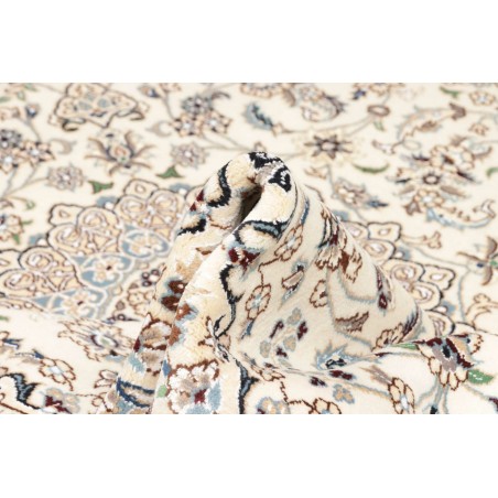 Tappeto Nain 9La Persia bianco azzurro 156x257