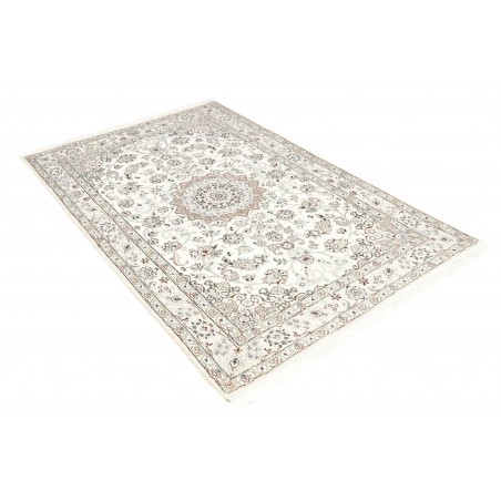 Tappeto Nain 9La Persia bianco beige 127x206