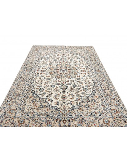 Tappeto Kashan Persia beige verde 197x300