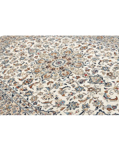 Tappeto Kashan Persia beige verde 197x300