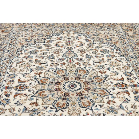 Tappeto Kashan Persia beige verde 197x300