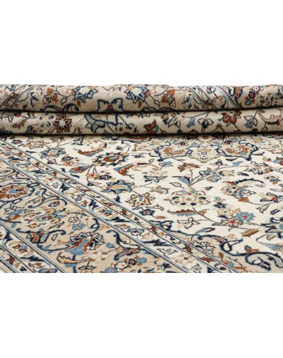 Tappeto Kashan Persia beige verde 197x300