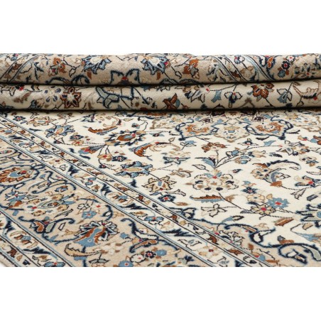 Tappeto Kashan Persia beige verde 197x300