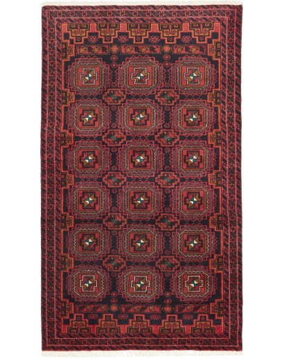 Tappeto Baluch Persia grigio marrone 101x185