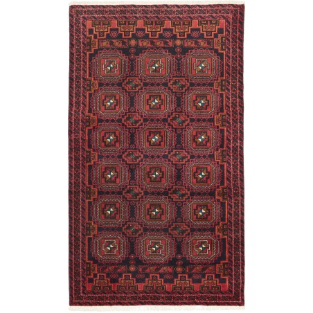 Tappeto Baluch Persia grigio marrone 101x185