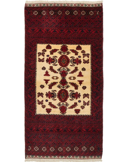Tappeto Baluch Persia marrone 86x174
