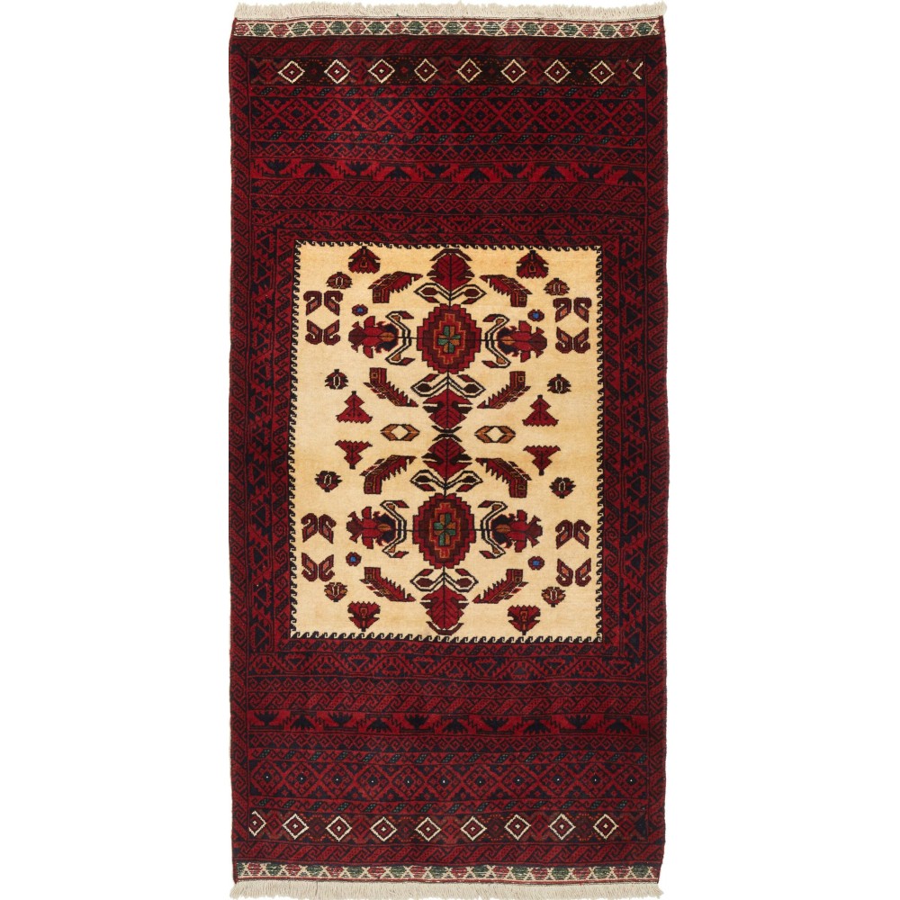Tappeto Baluch Persia marrone 86x174 Tappeto Baluch Persia marrone 86x174