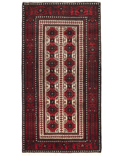 Tappeto Baluch Persia grigio marrone 101x193