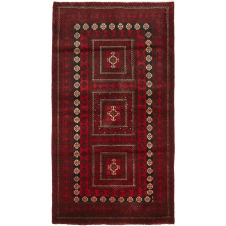Tappeto Baluch Persia marrone blu 110x208
