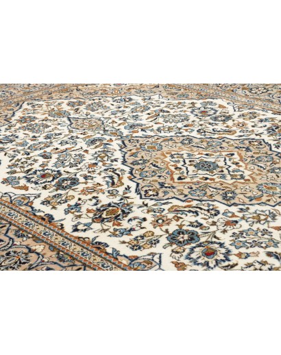 Tappeto Kashan Persia beige verde 200x304