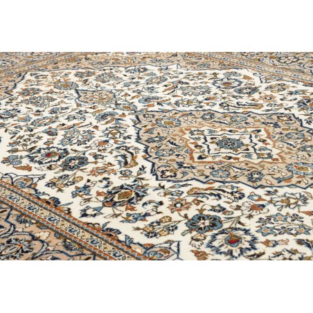 Tappeto Kashan Persia beige verde 200x304