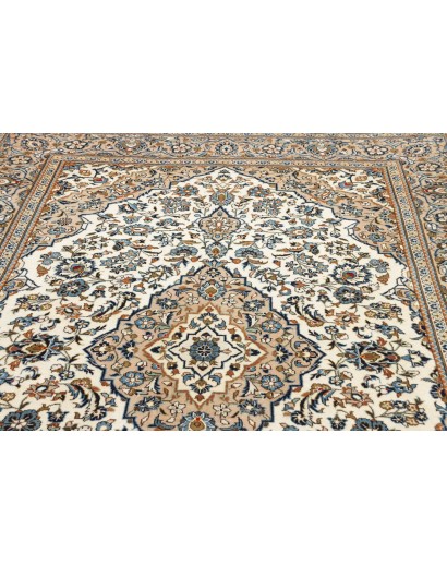 Tappeto Kashan Persia beige verde 200x304