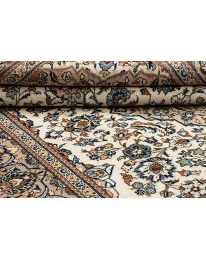 Tappeto Kashan Persia beige verde 200x304