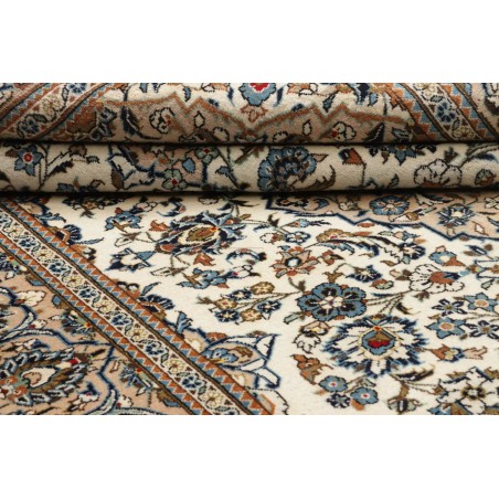 Tappeto Kashan Persia beige verde 200x304