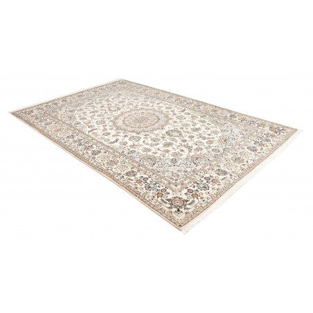 Tappeto Nain 9La Persia bianco azzurro 200x307