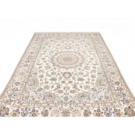 Tappeto Nain 9La Persia bianco azzurro 200x307