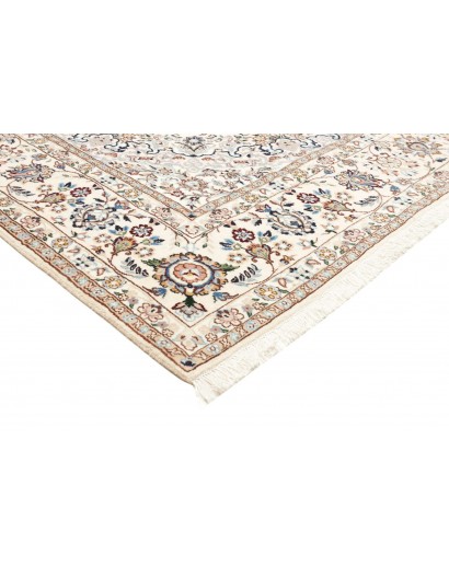 Tappeto Nain 9La Persia bianco azzurro 200x307